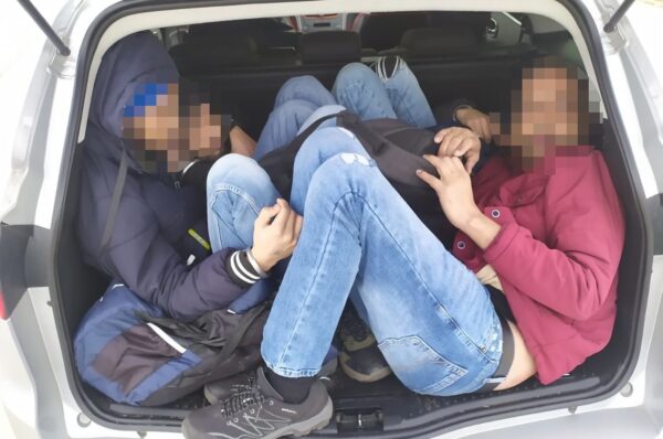 Afgańczyk przewoził w bagażniku nielegalnych migrantów